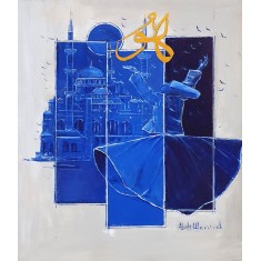 Abdul Hameed, 24 x 30 inch, Acrylic on Canvas, Figurative Painting, AC-ADHD-060